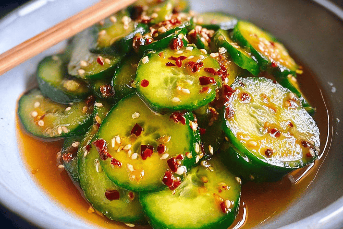 Easy Asian Cucumber Salad