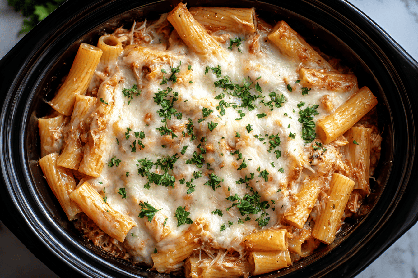 Easy Crockpot Chicken Alfredo