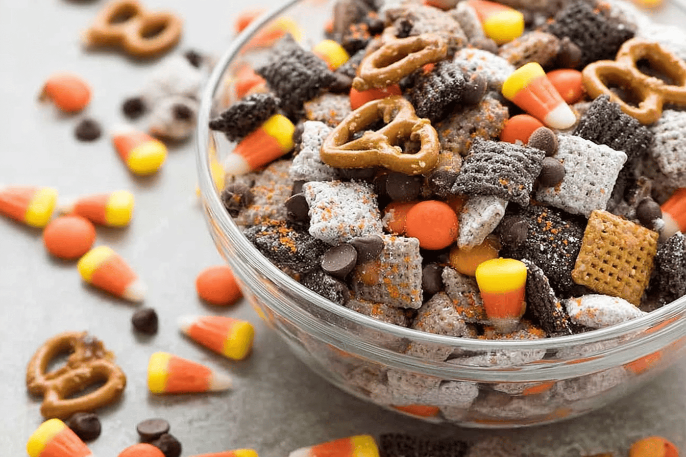 Halloween Chex Mix Muddy Buddies
