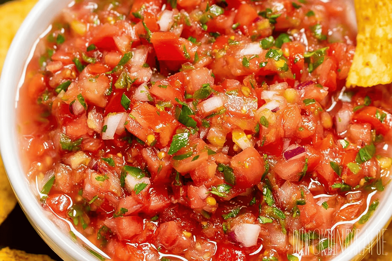 Homemade Fresh Tomato Salsa