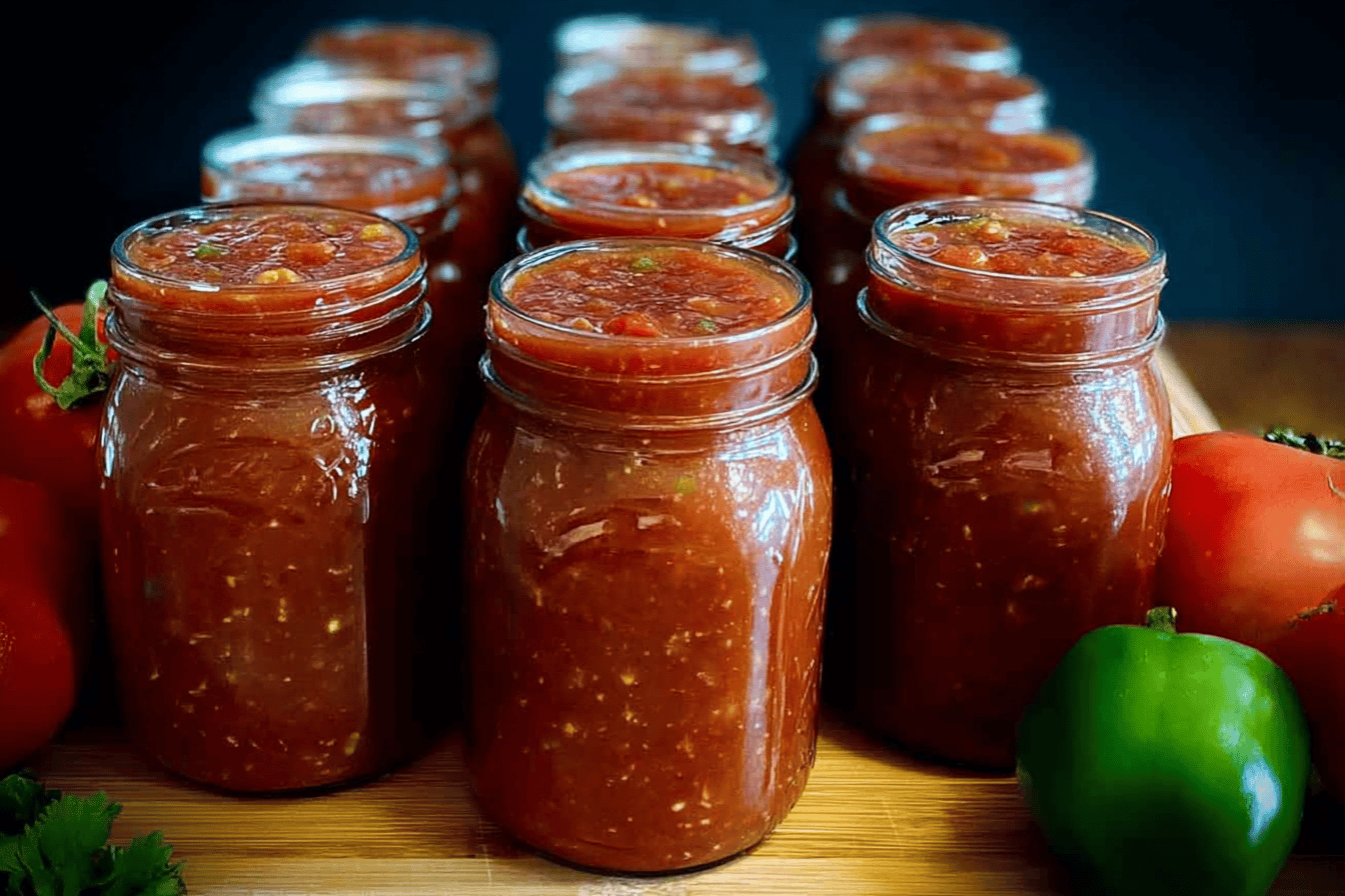 Homemade Salsa for Canning