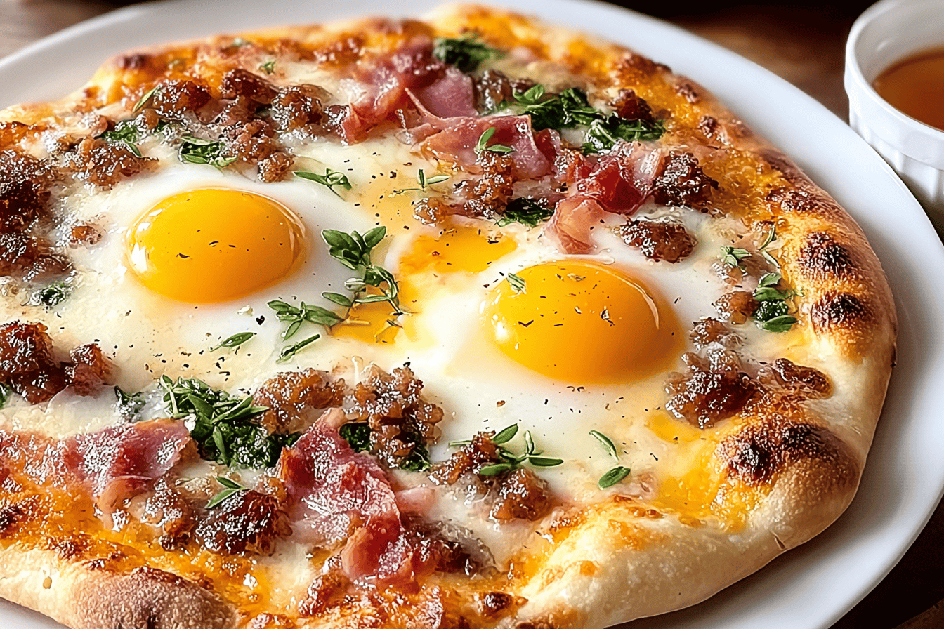 Irresistible Breakfast Pizza