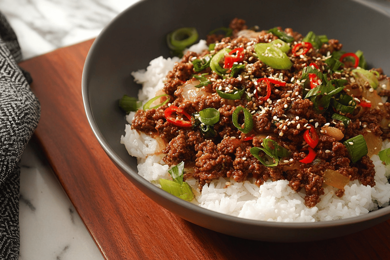 Korean Beef Bowl