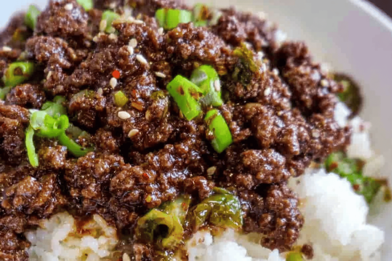 Korean Ground Beef Bowl