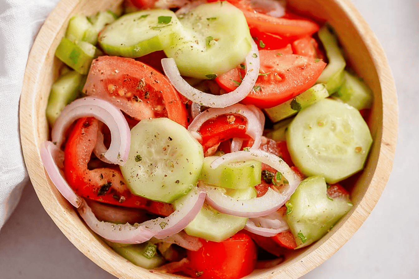 Marinated Cucumber Tomato Salad