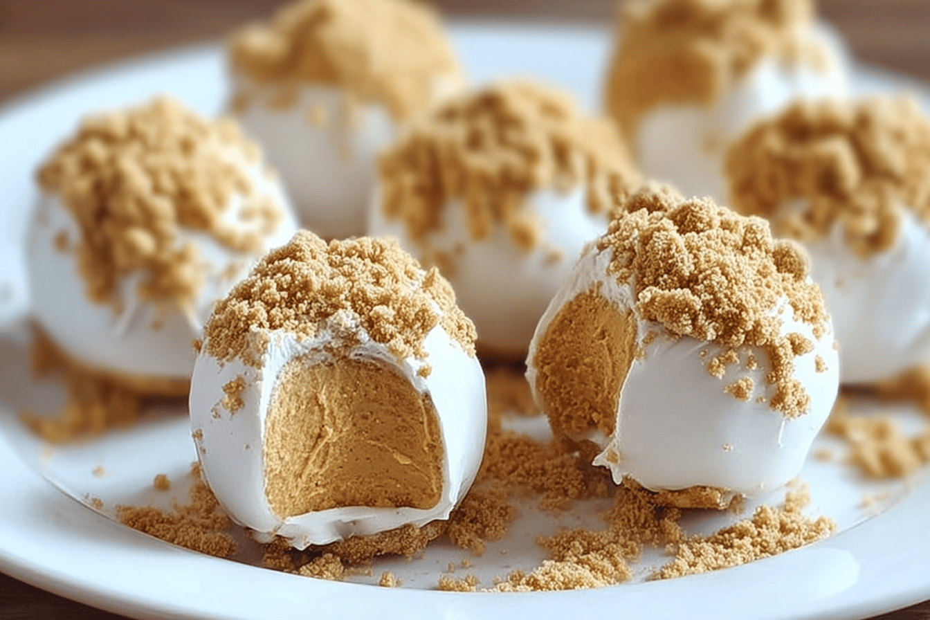 No-Bake Pumpkin Cheesecake Balls