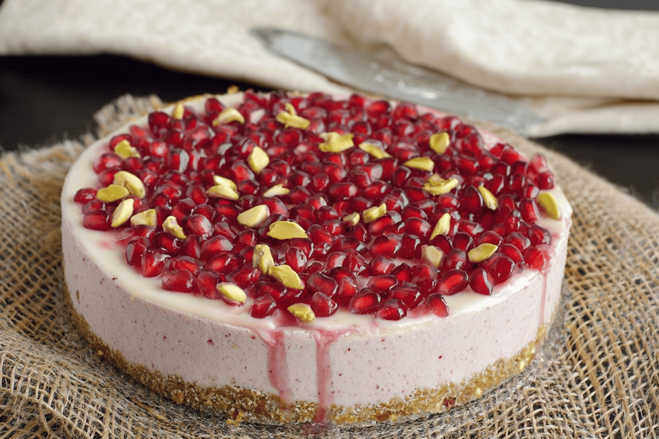Pomegranate Cheesecake Recipe