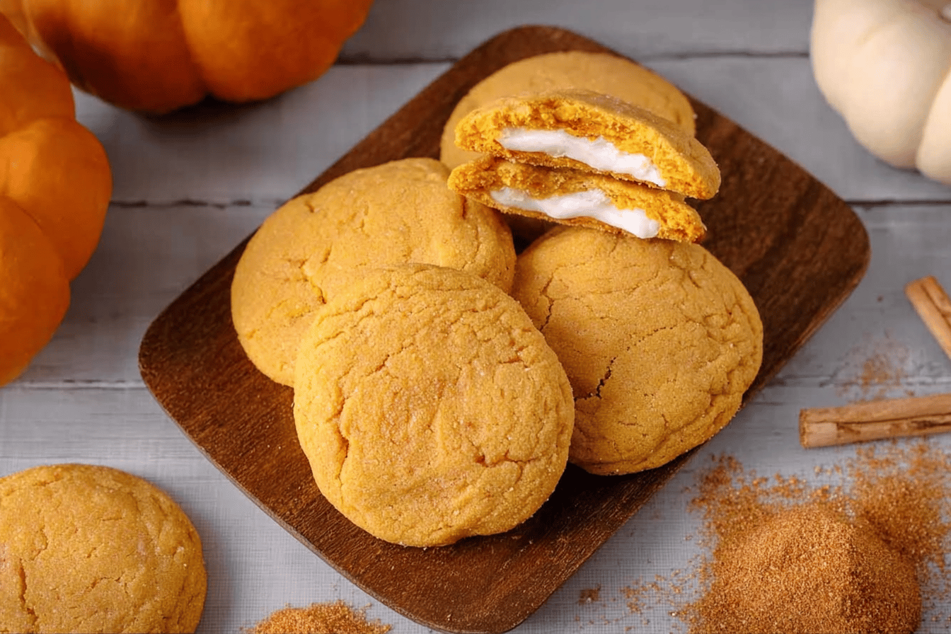 Pumpkin Cheesecake Cookies