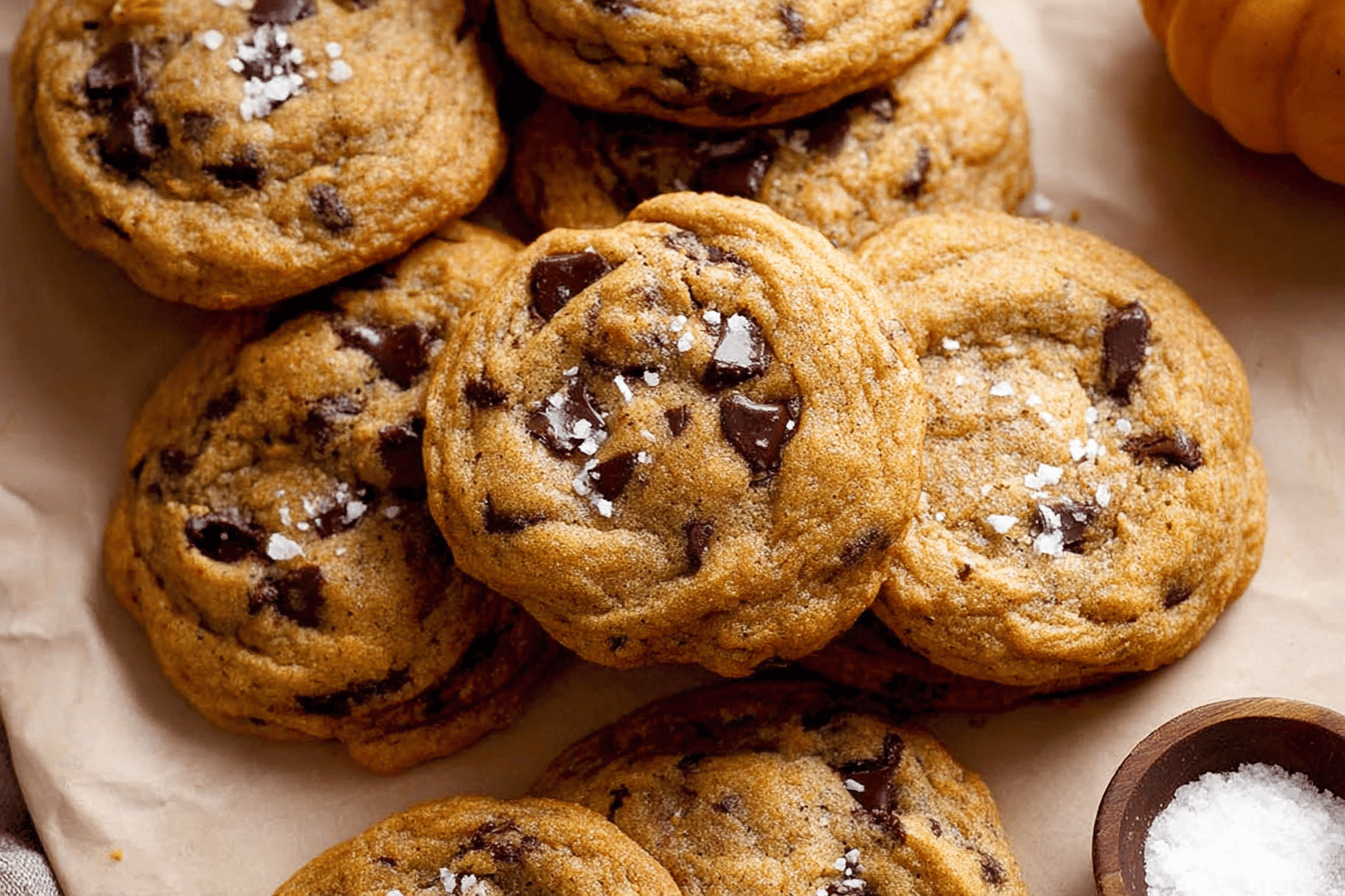 Pumpkin Chocolate Chip Cookies