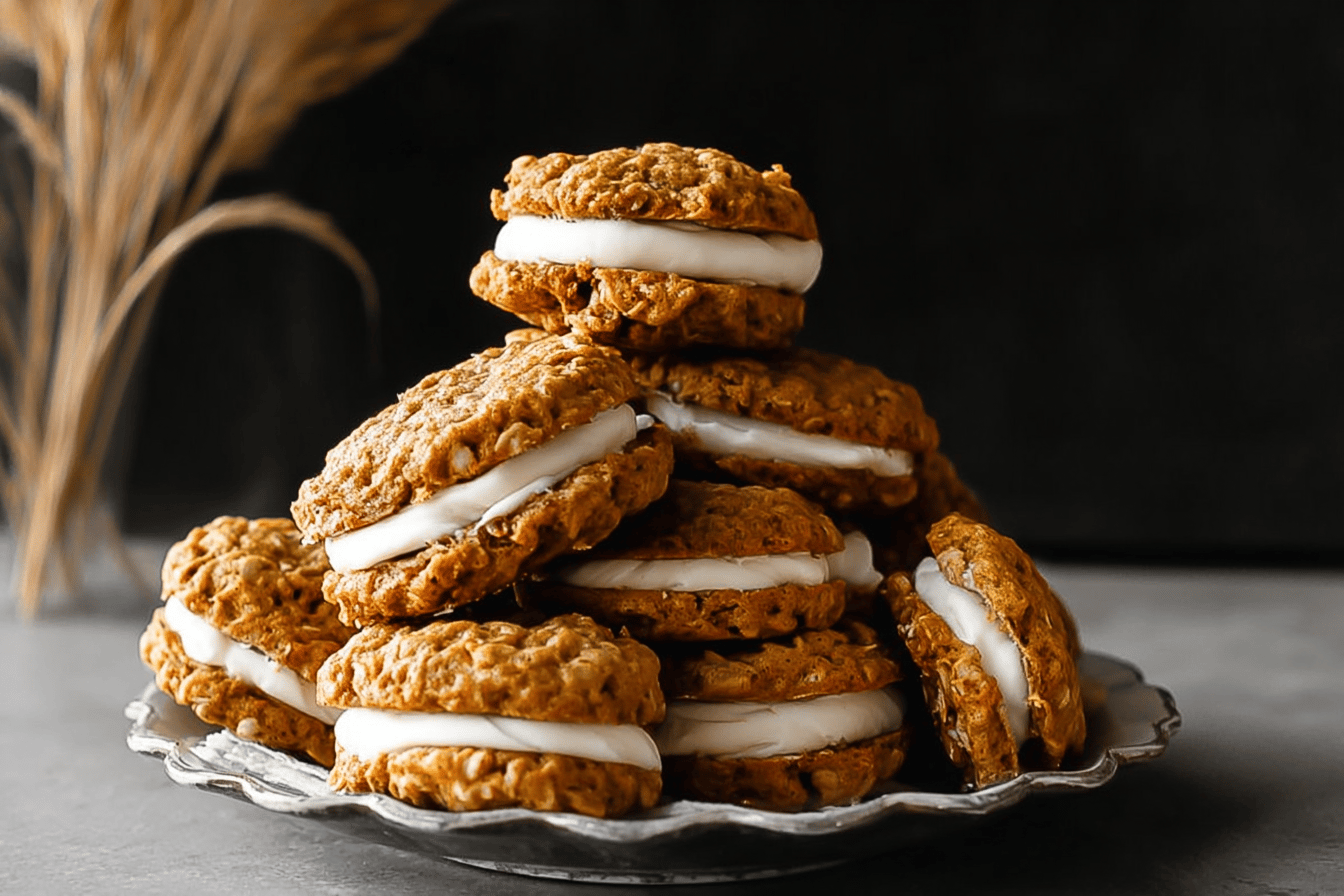 Pumpkin Oatmeal Cream Pies