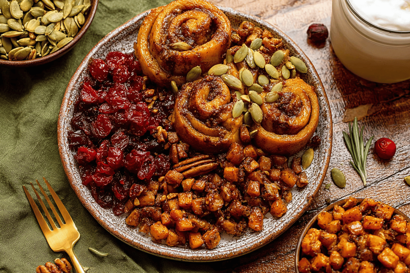 Pumpkin Spice Cinnamon Rolls