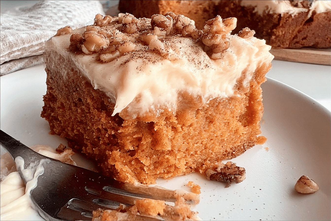 Pumpkin Spice Flip Cake