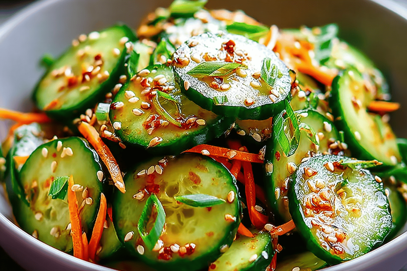 Refreshing Korean Cucumber Salad