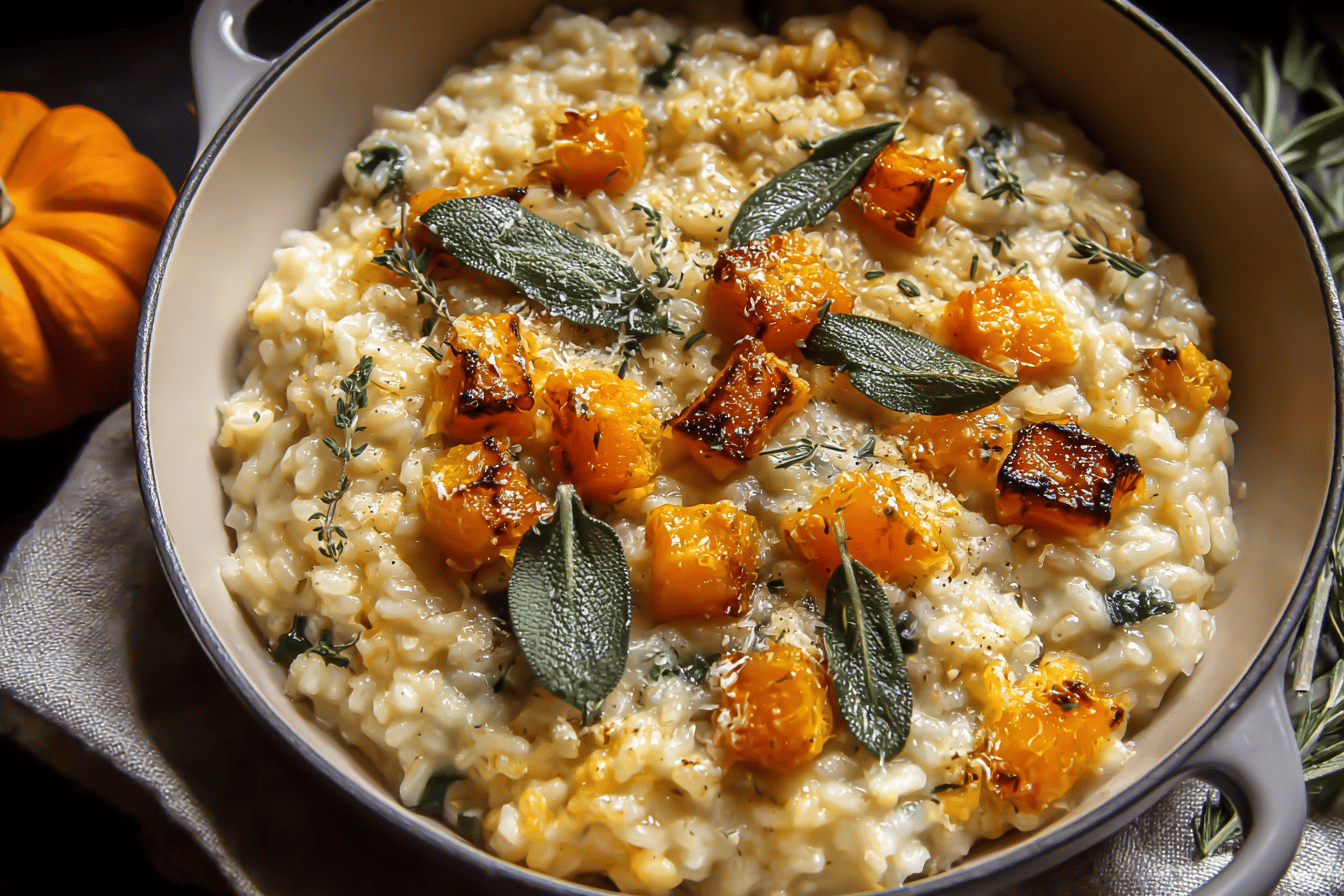 Roasted Butternut Squash Risotto