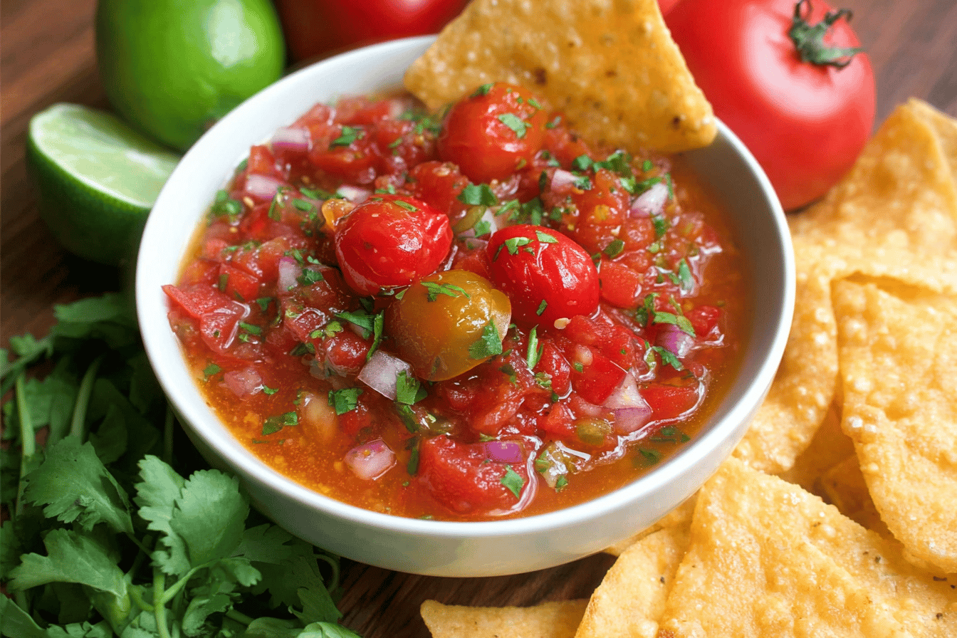 Roasted Cherry Tomato Salsa