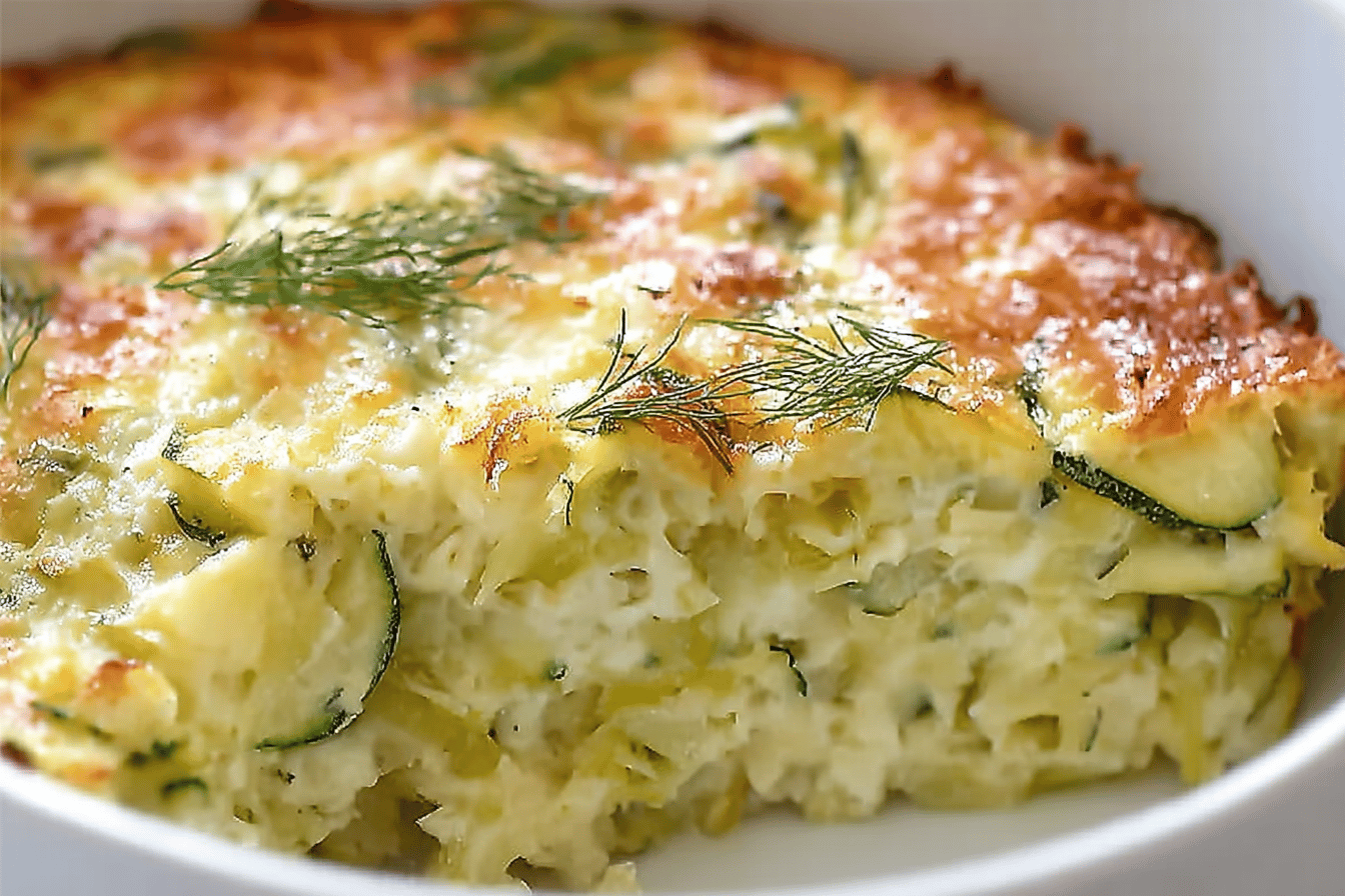 Simple Zucchini Dill Casserole