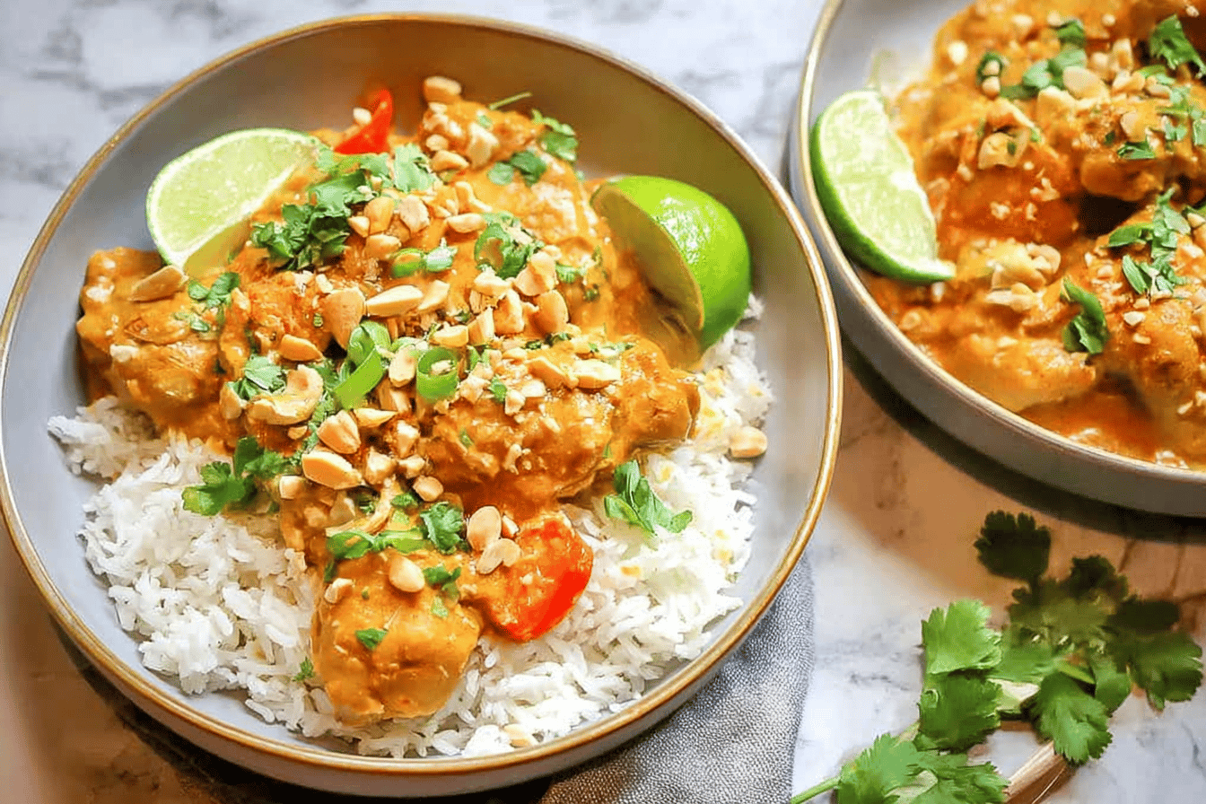 Slow Cooker Chicken Satay