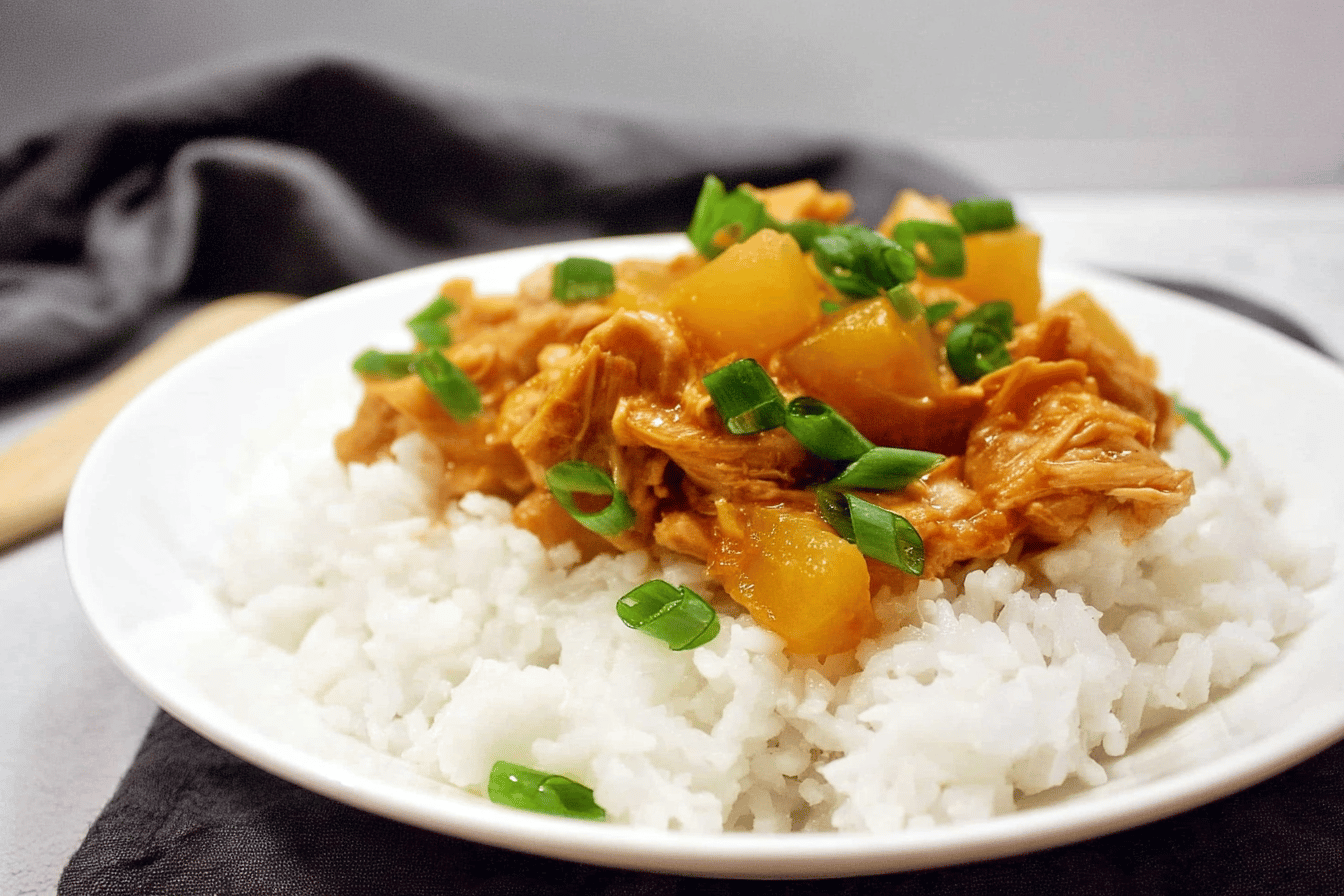 Slow Cooker Hawaiian Chicken