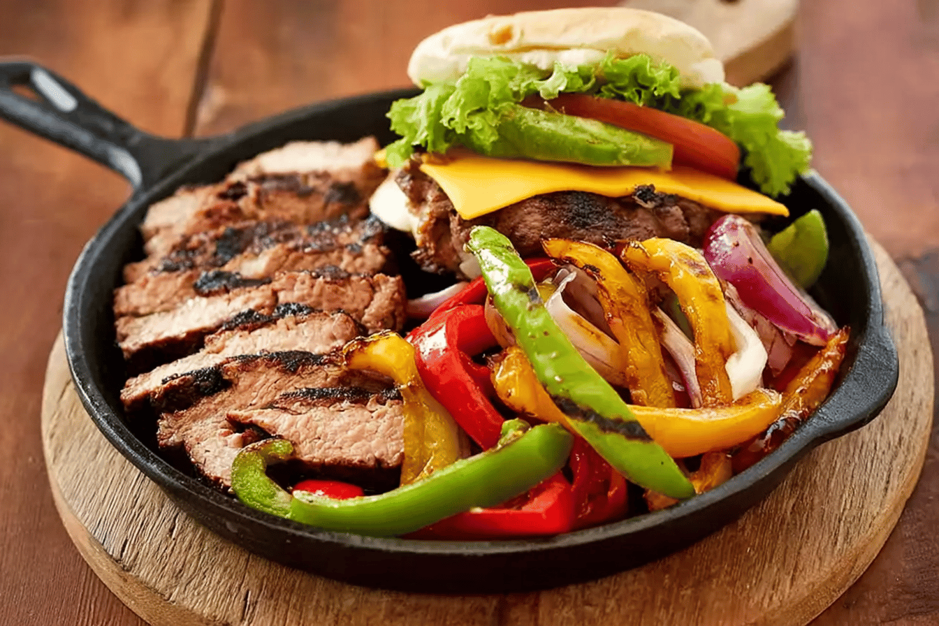 Smash Burger on Griddle