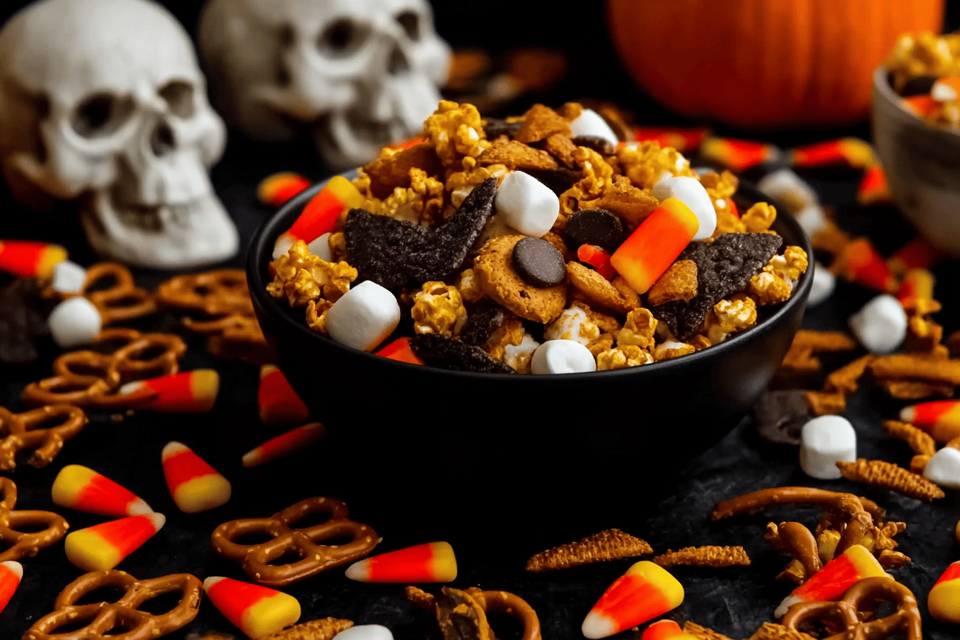 Spooky Snack Mix for Halloween