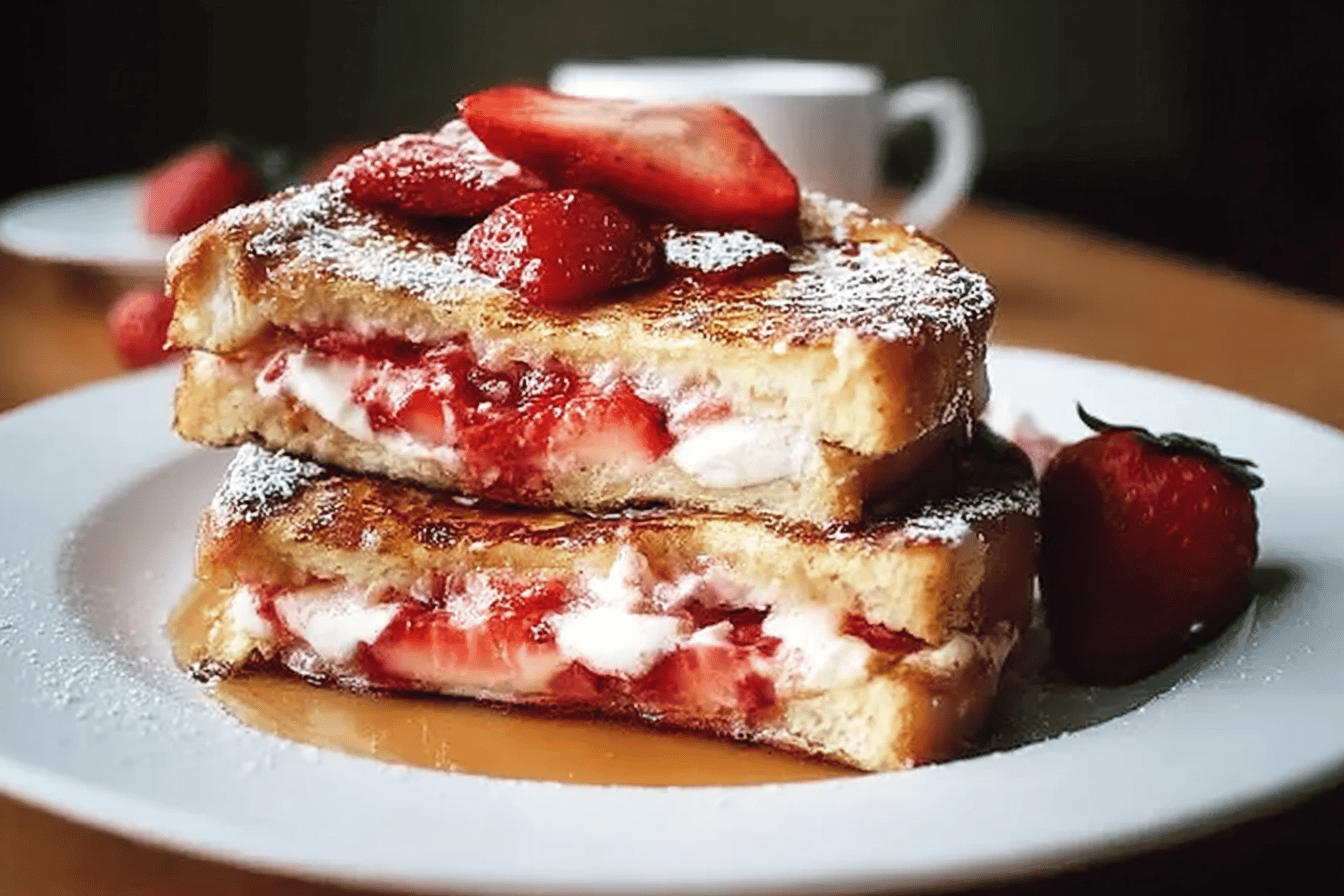Strawberry Cream Cheese French Toast