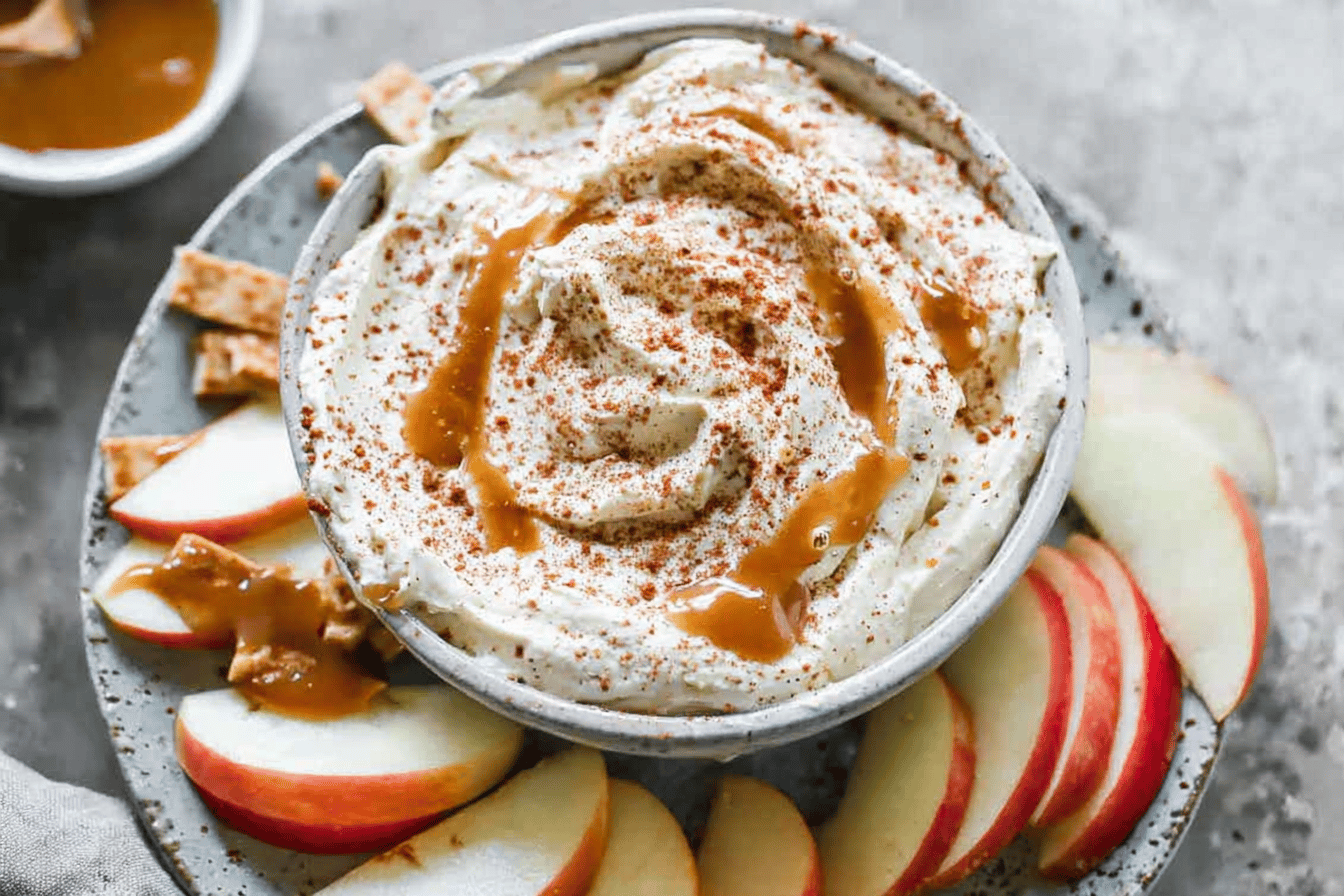 Whipped Caramel Apple Dip