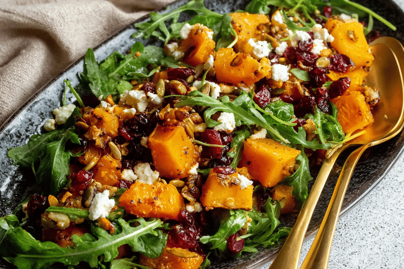 Butternut Squash Feta Salad