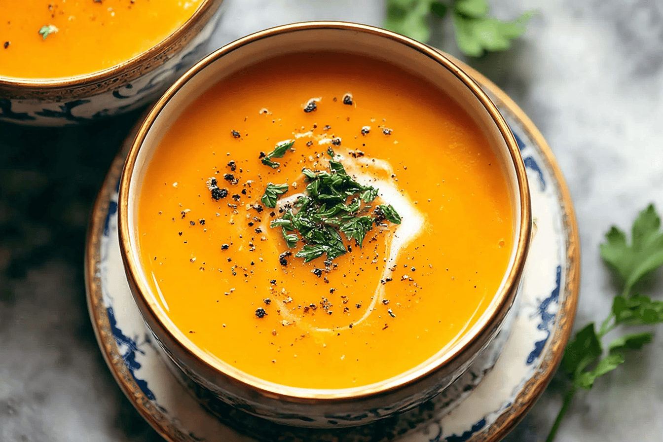 Butternut Squash Sweet Potato Soup