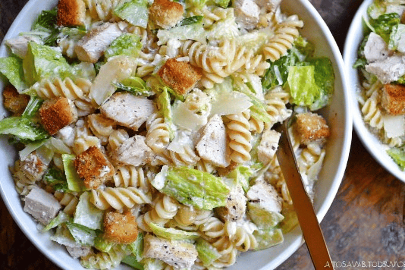 Chicken Caesar Pasta Salad