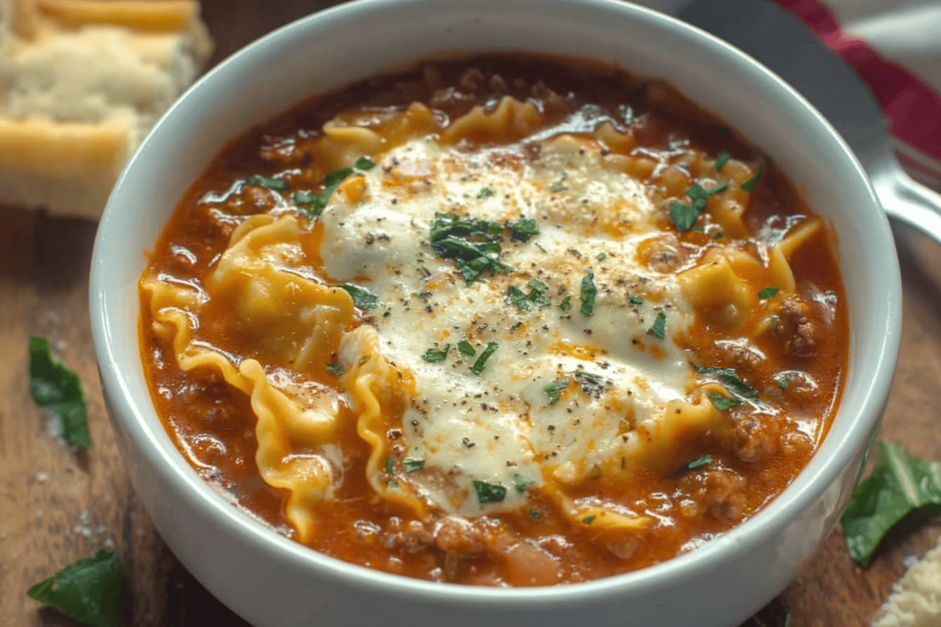 Cozy Lasagna Soup