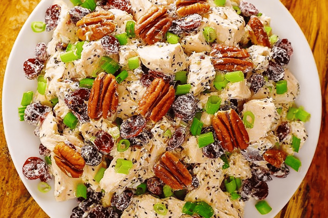 Cranberry Pecan Chicken Salad