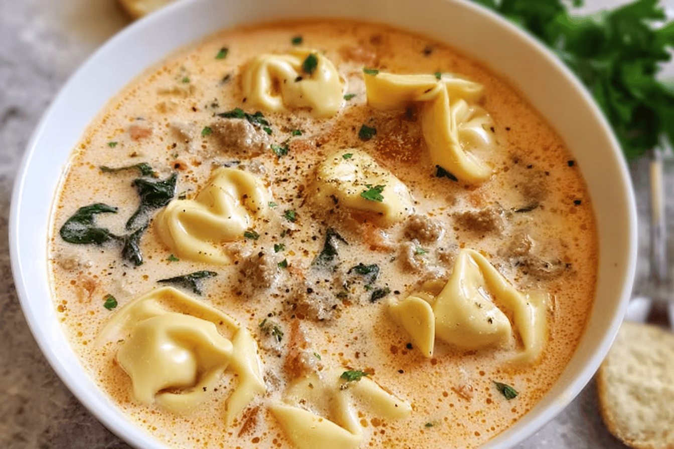 Creamy Tortellini Soup