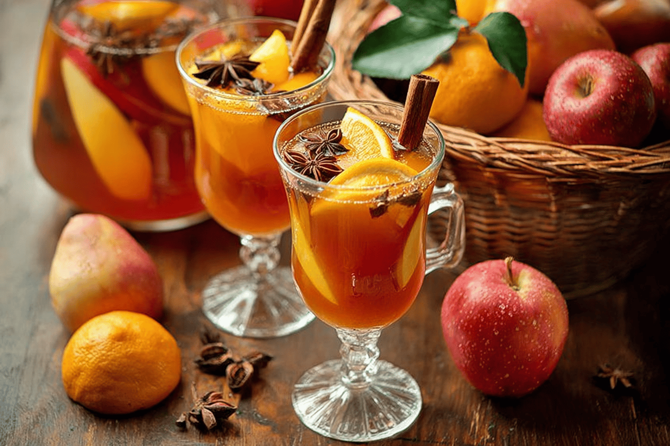 Fall Apple Cider Sangria
