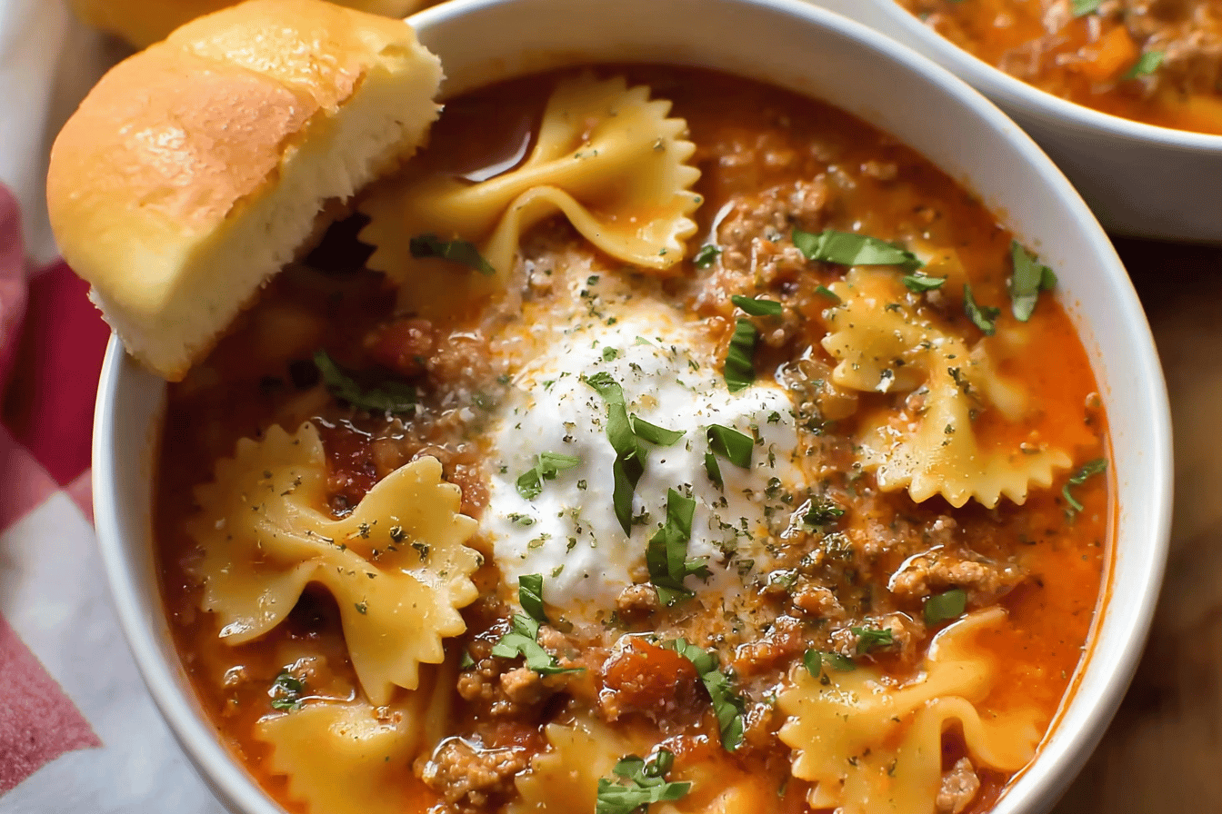 Hearty Lasagna Soup