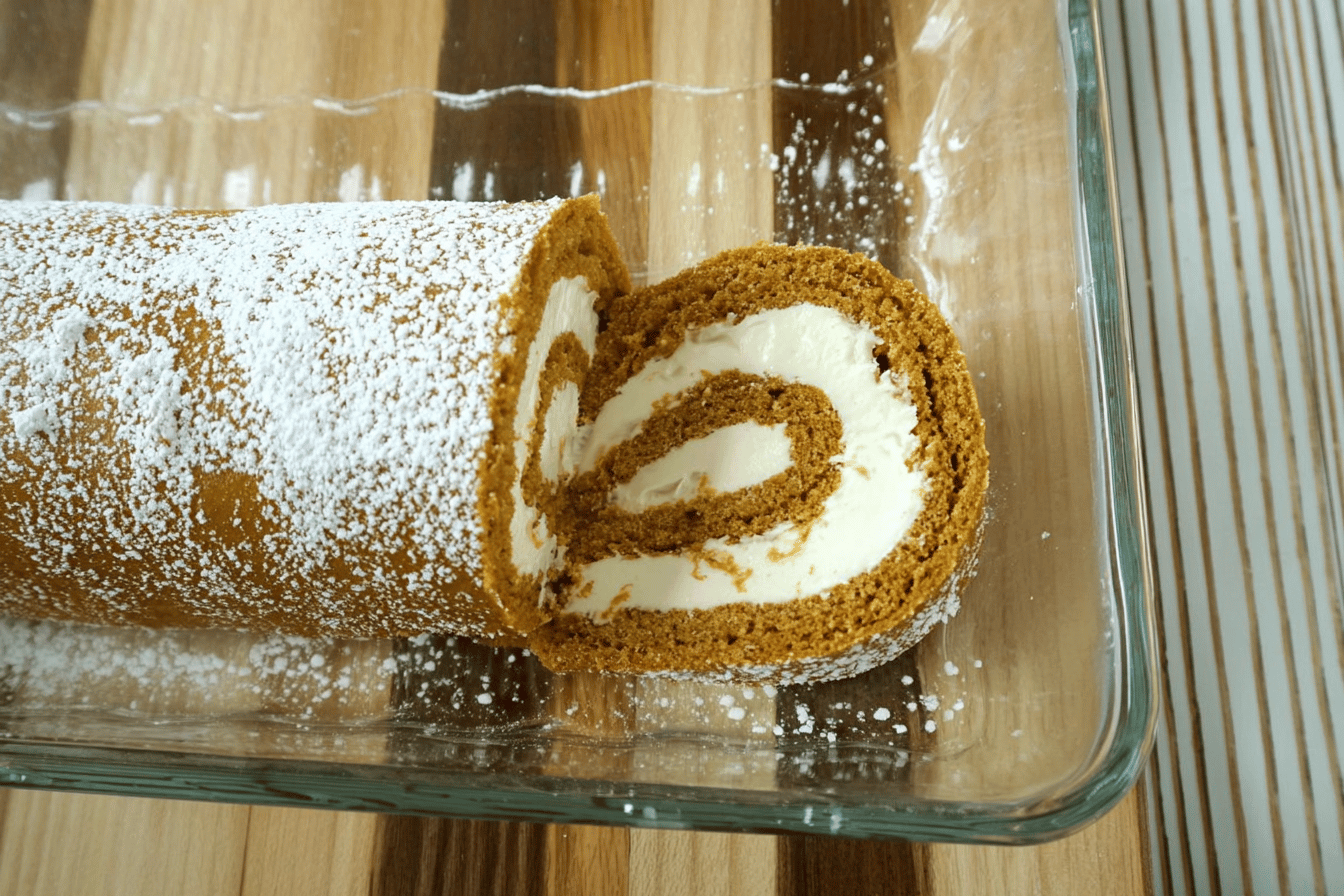 Homemade Pumpkin Cake Roll