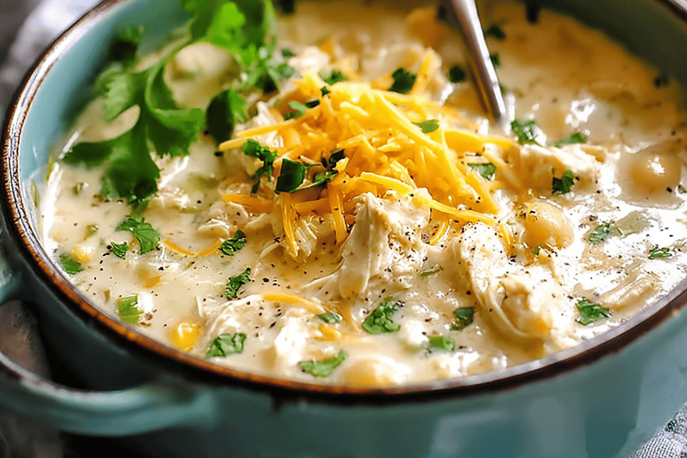 Keto White Chicken Chili