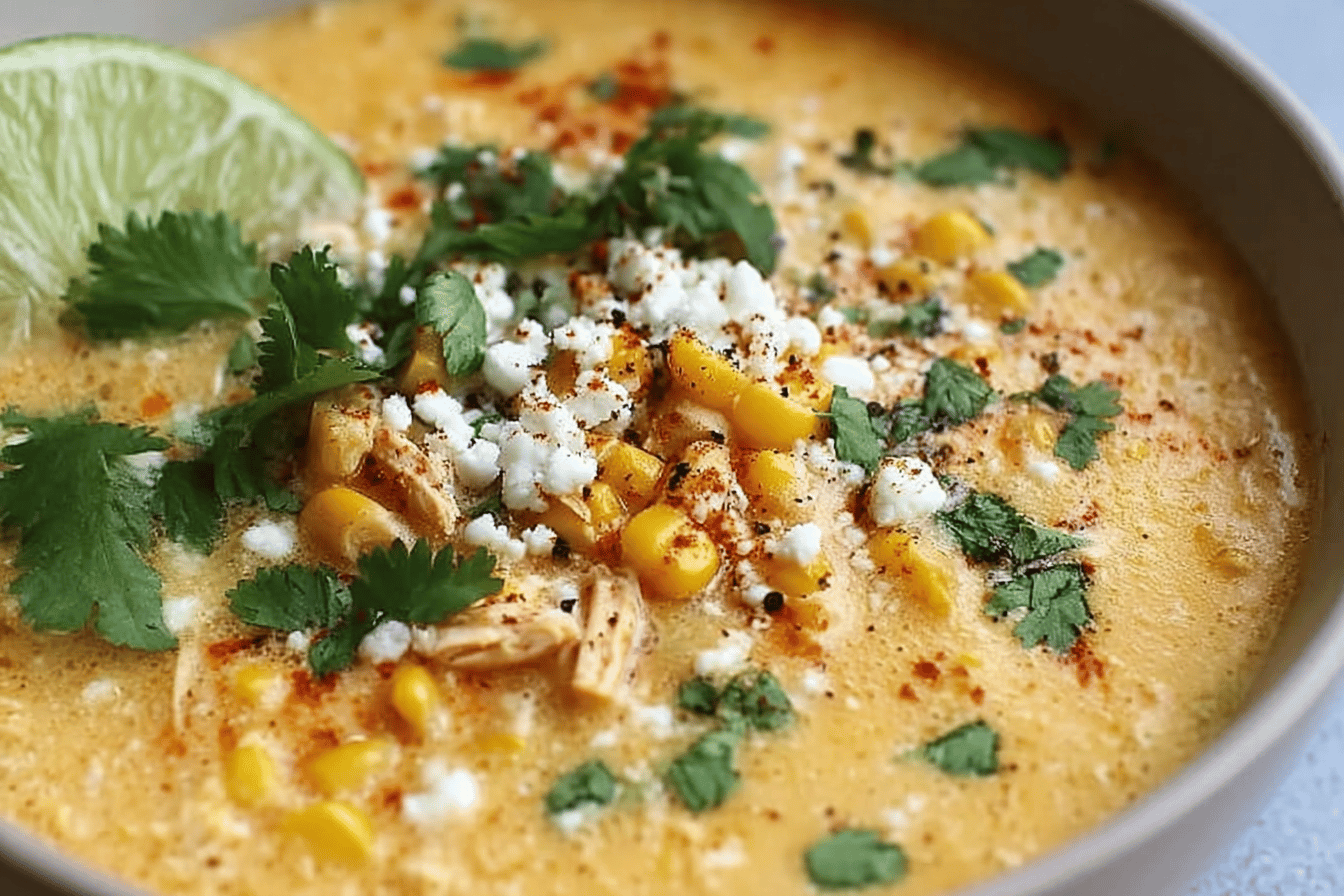 Mexican Street Corn Soup