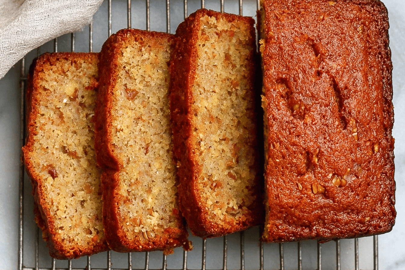 Persimmon Bread with Coconut Oil