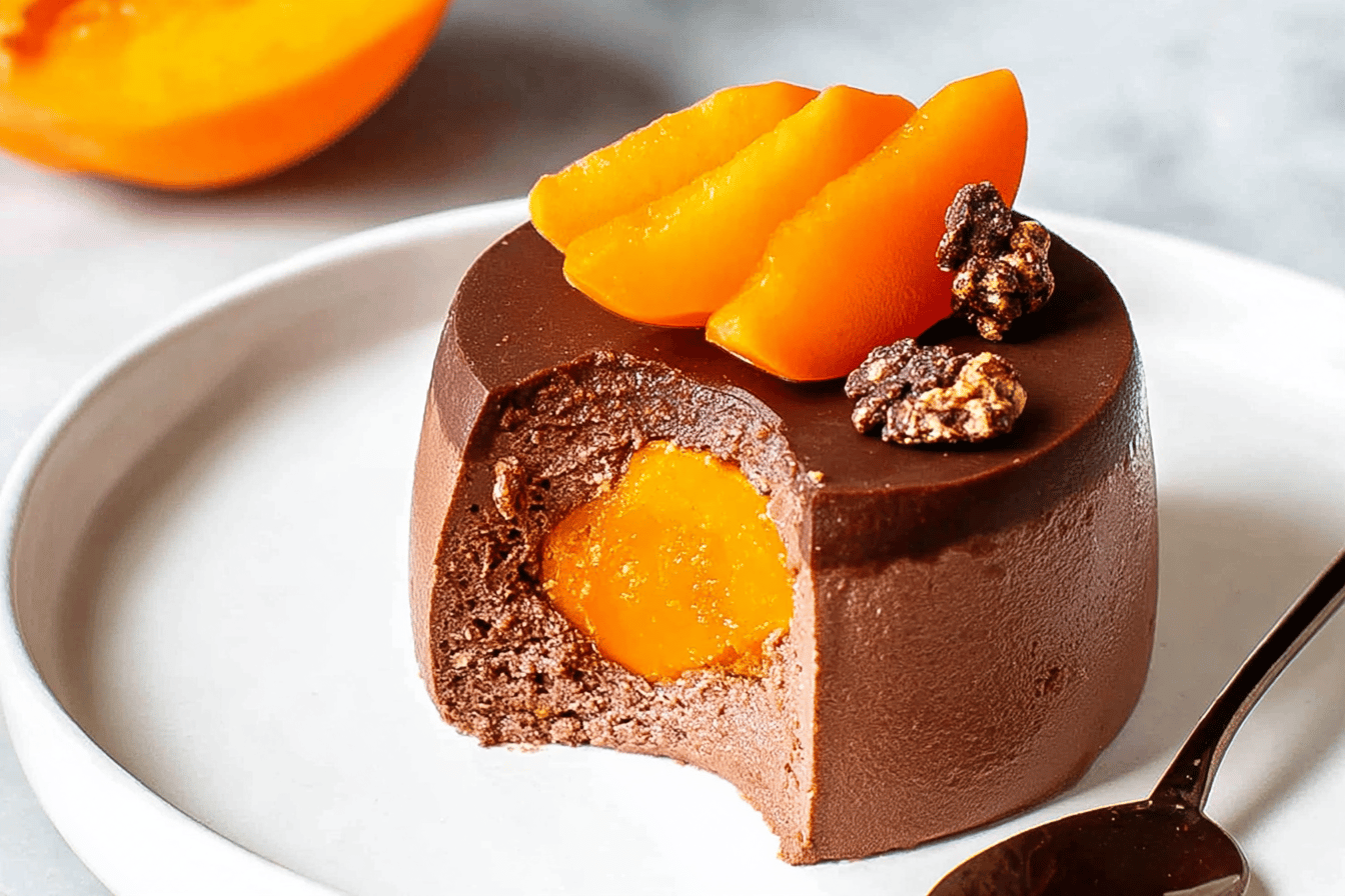 Persimmon Chocolate Parfait