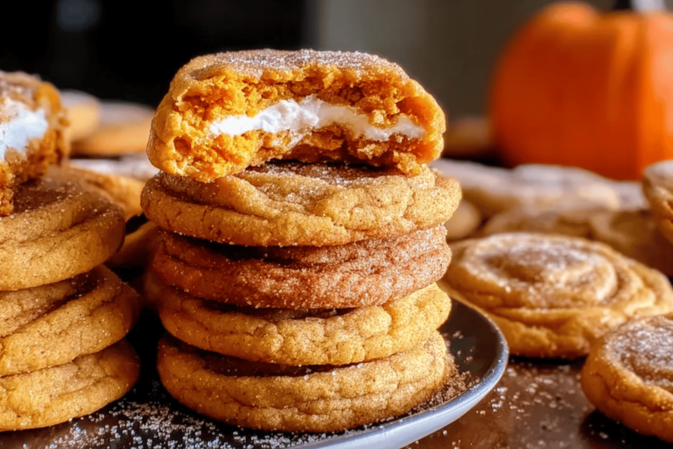 Pumpkin Cheesecake Cookies