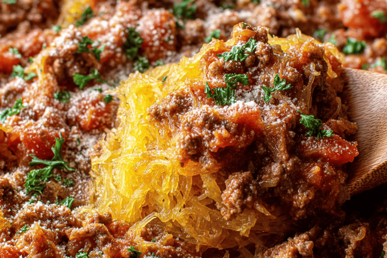 Spaghetti Squash Bolognese