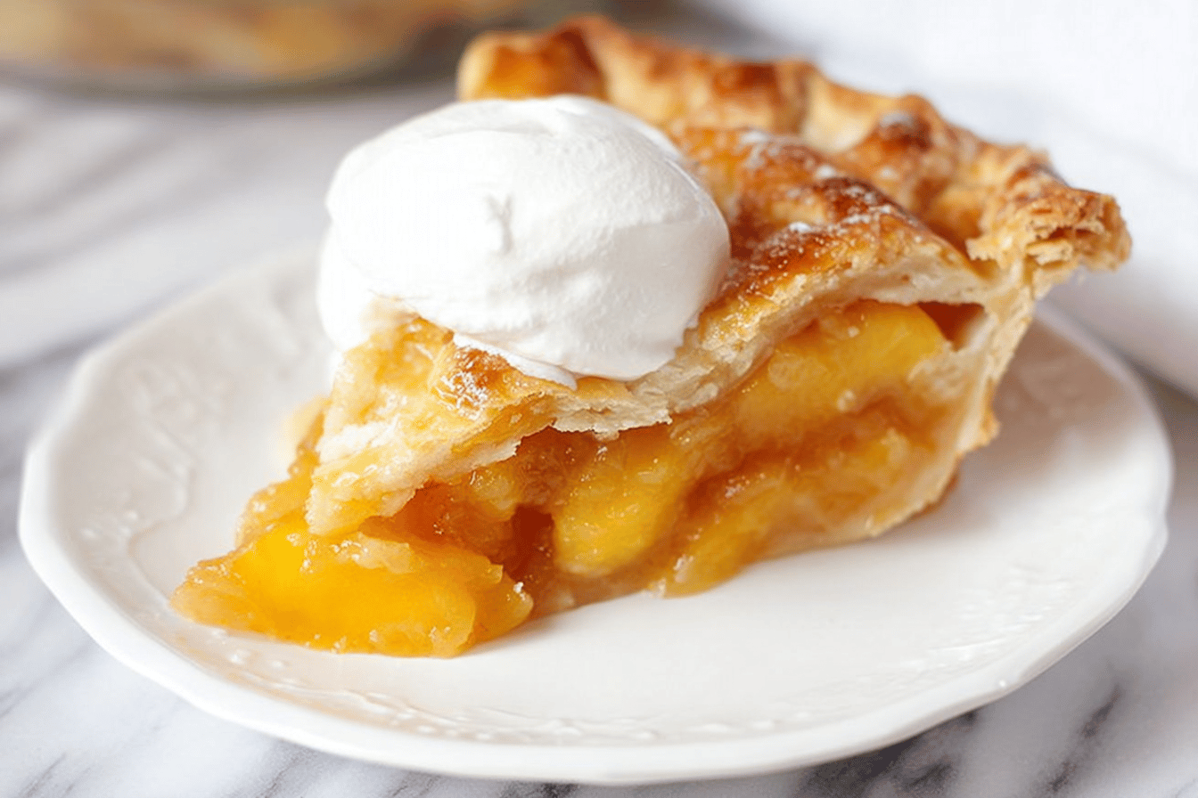 The Best Peach Pie