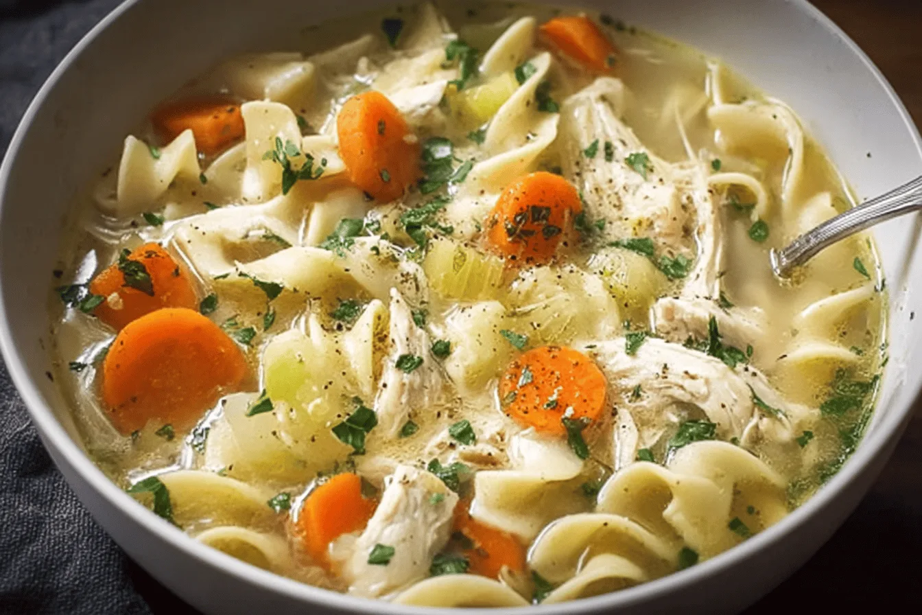 Slow Cooker Chicken Noodle Soup