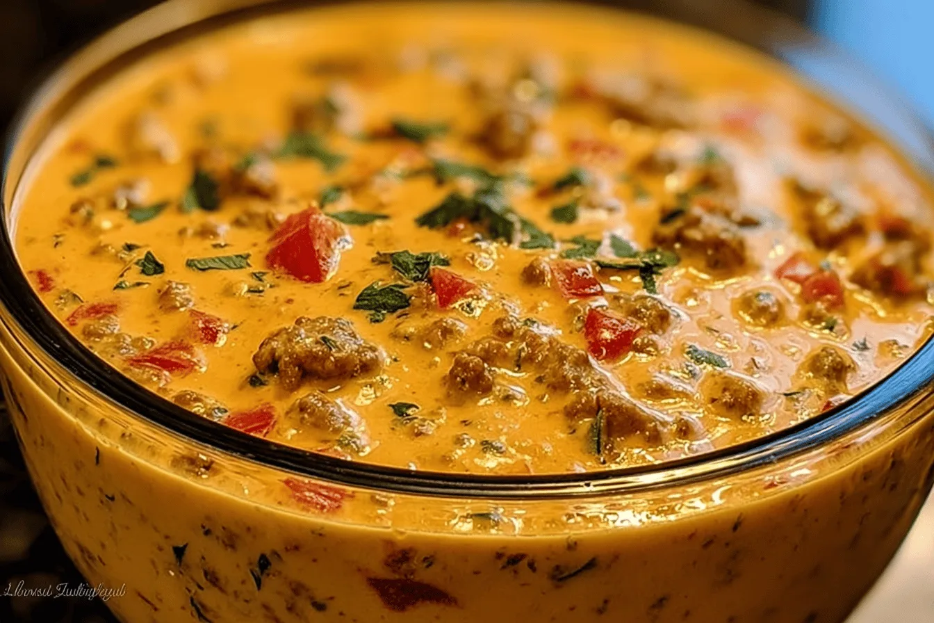 Cheesy Rotel Ranch Queso