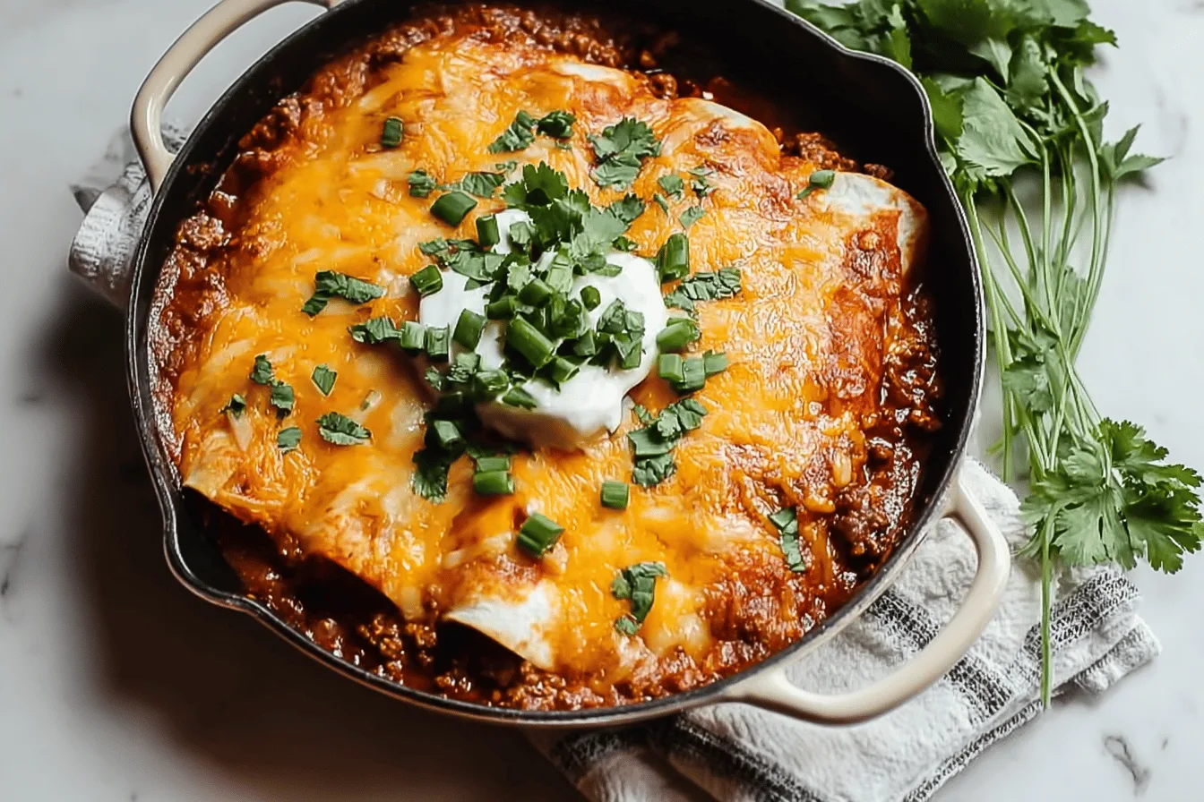 Ground Beef Enchiladas