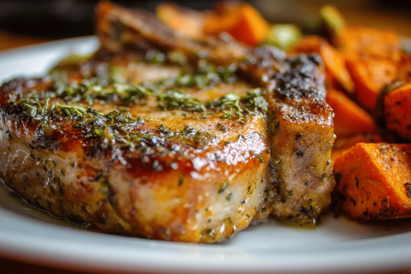 Maple Mustard Baked Pork Chops