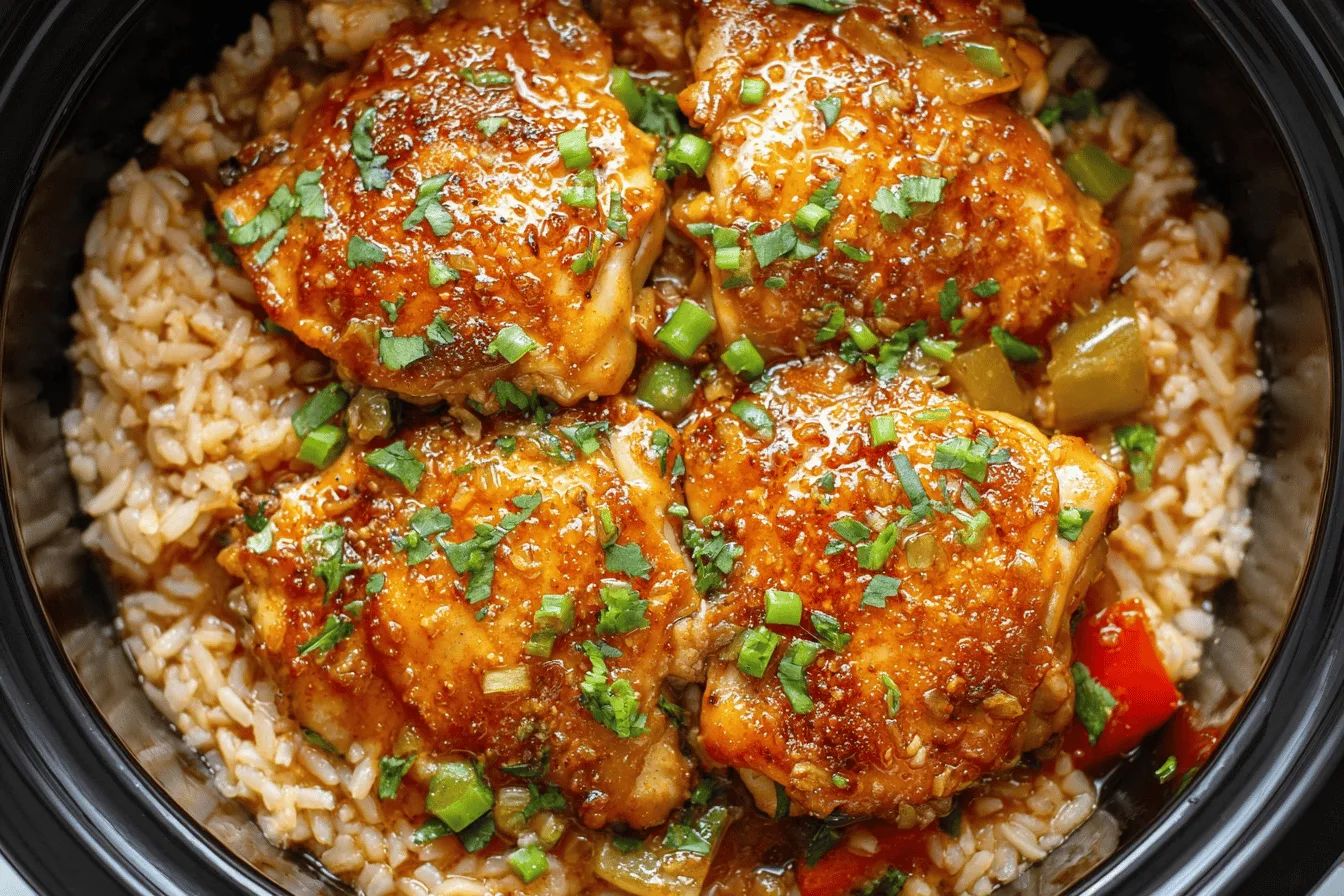 Slow Cooker Honey Garlic Chicken