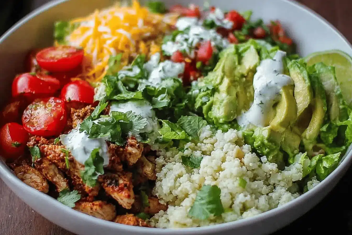 Low Carb Burrito Bowl